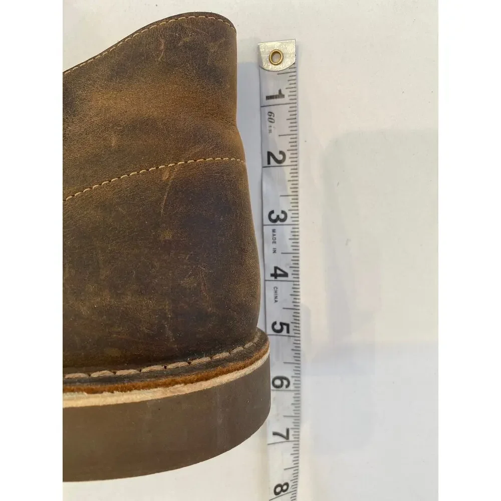 Clarks Men’s Brown Bushacre Chukka Leather Lace Up Shoes EUC Sz 11M Cushioned